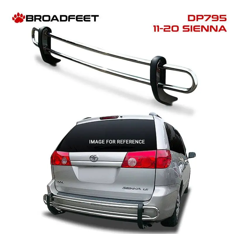 Rear Double Pipe (Dp795) Bumper Guard Fits Toyota Sienna 2011-2020 1