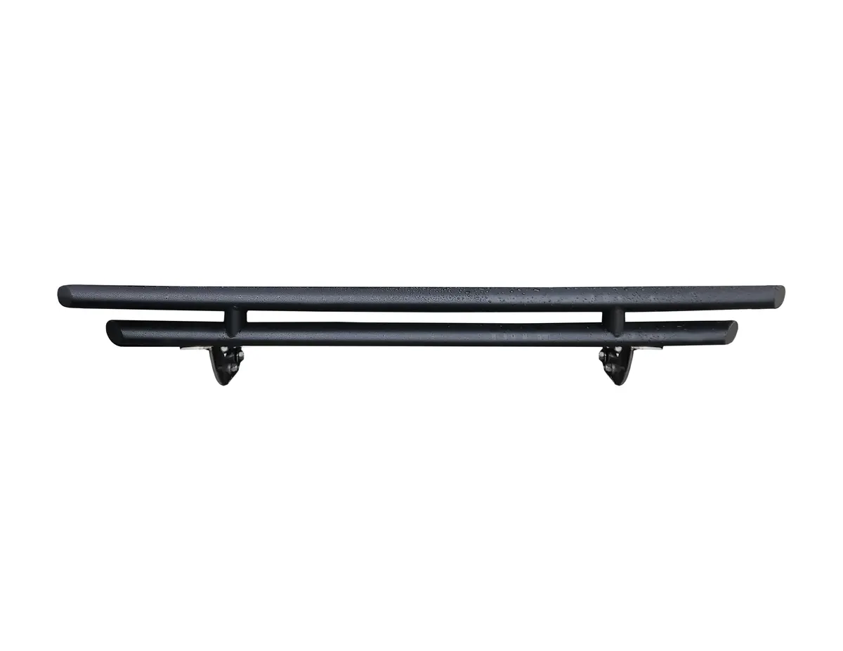 Rear Double Layer: (Dl15 Black) Bumper Guard In Black Power Coat 1