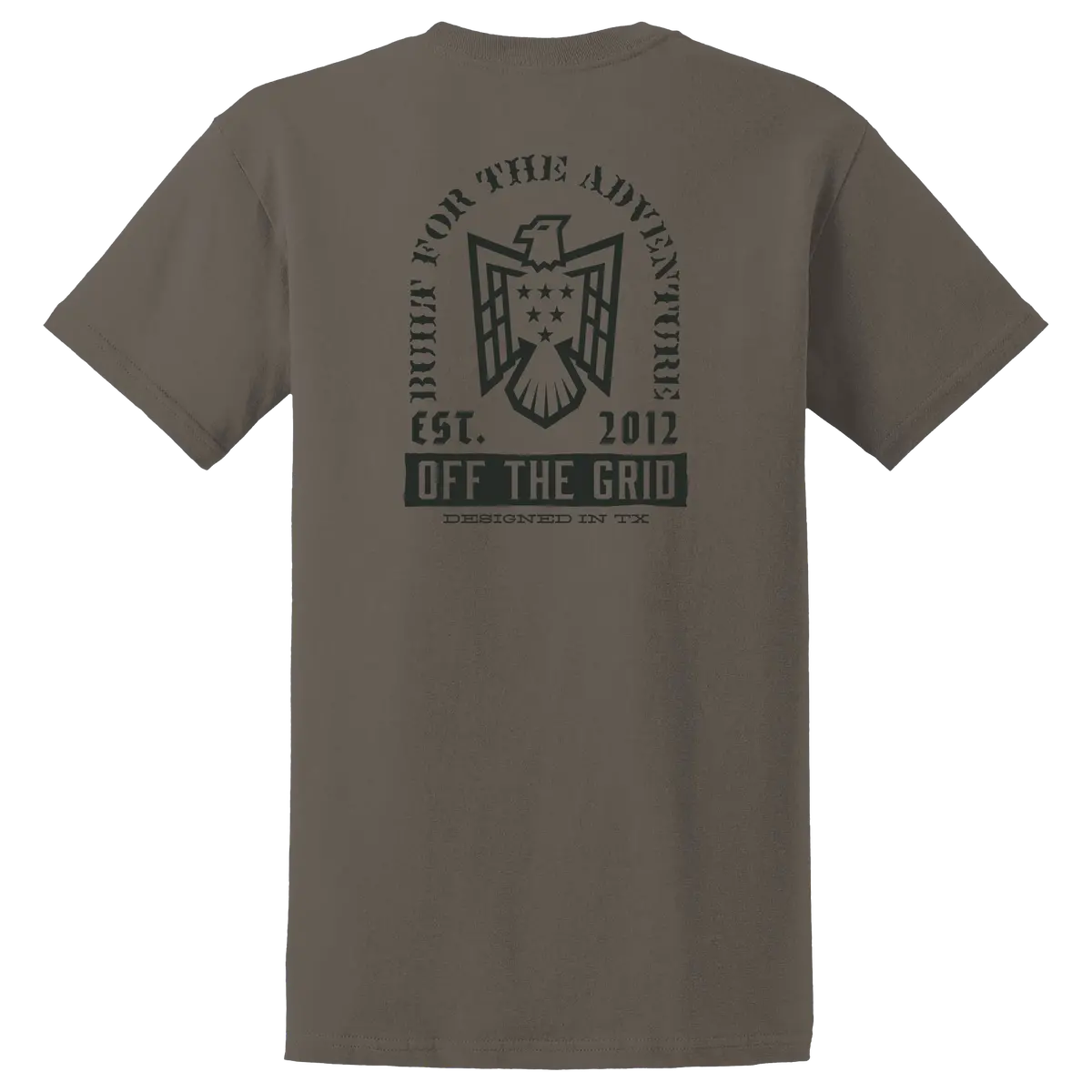 Soaring Eagle Printed Crewneck T-Shirt - Image 5