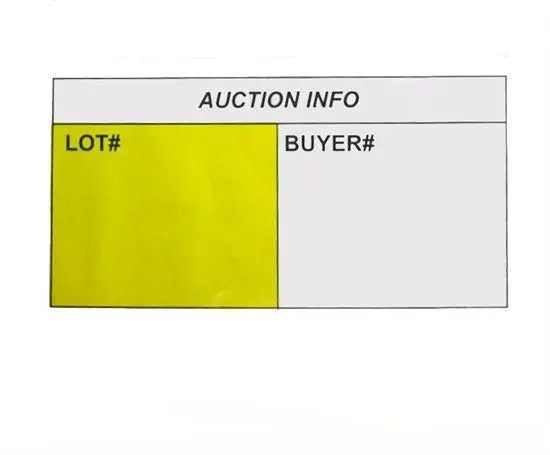 2 Color Custom 2" X 4" Indestructo Roll Label (10,000 Min.) 1