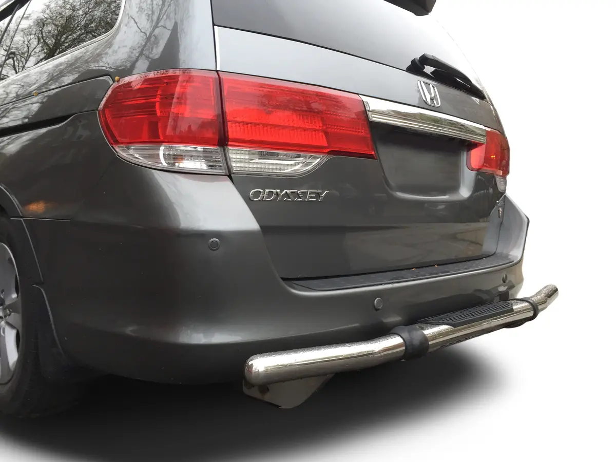 Rear Pintle Style (Ptl298) Single Pipe Bumper Guard Fits Honda Odyssey 2004-2017 2