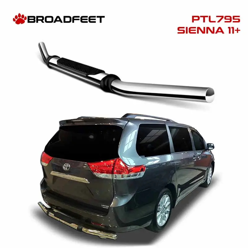 Rear Pintle Style (Ptl795) Single Pipe Bumper Guard Fits Toyota Sienna 2011-2021 1