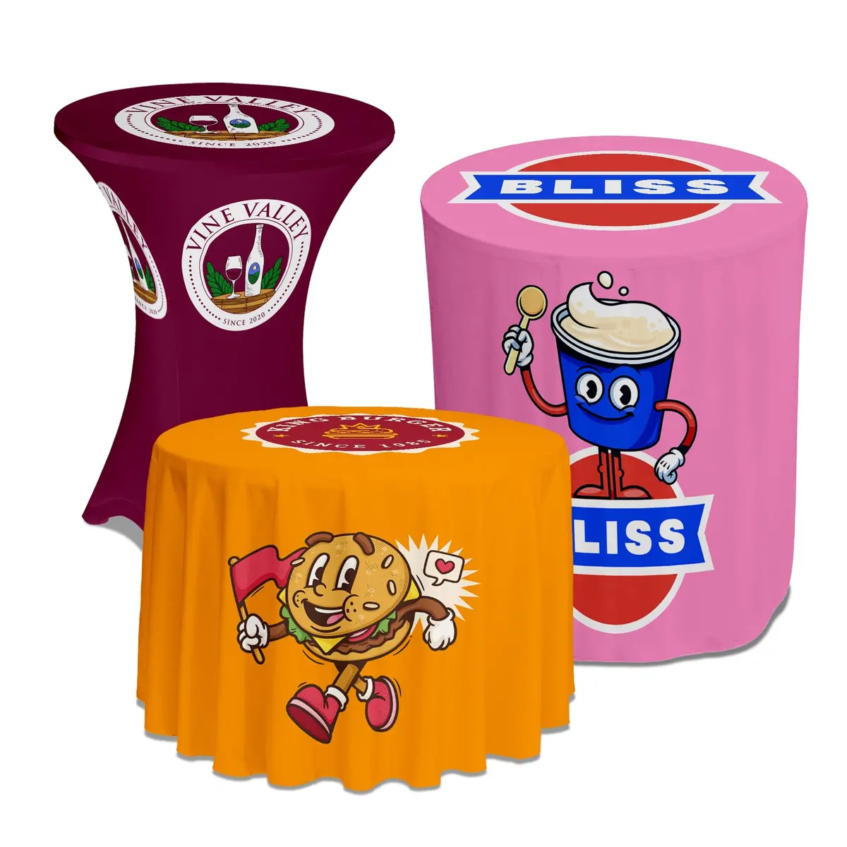 Custom Round Table Cover 1