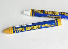 Rubber Tyre Marking Crayon (12/Box) 2 Colors 1