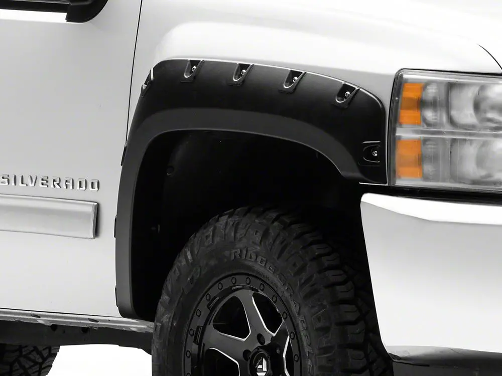Barricade Premium Molded Fender Flares for 2007–2013 Chevrolet Silverado 1500 (5.8-Foot Short Bed)