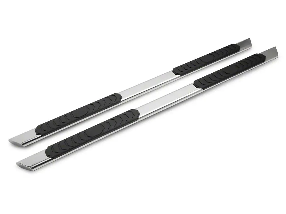Barricade 4-Inch Stainless Steel Flat Oval Running Boards – 1999–2006 GMC Sierra 1500 Extended Cab