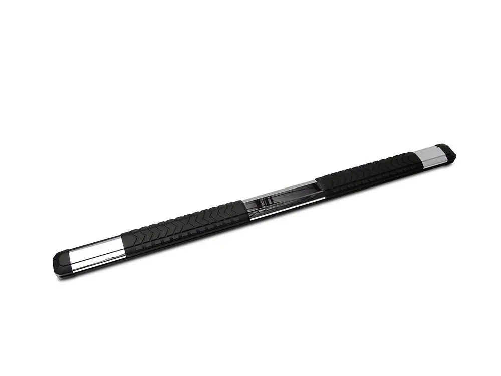 Barricade Saber 5-Inch Aluminum Side Steps with Stainless Cover Plates – Crew Cab (2020–2025)