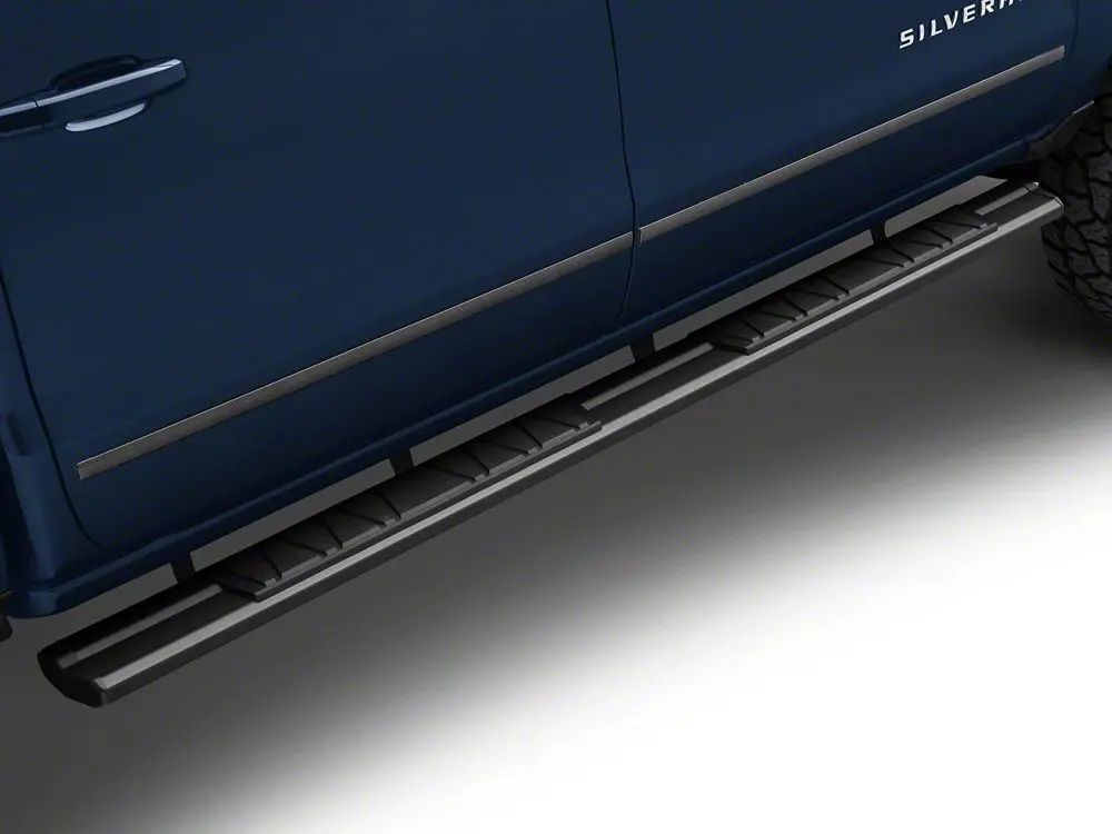 Barricade 6-Inch Running Boards – Textured Black – For 2007–2018 Silverado 1500 Crew Cab