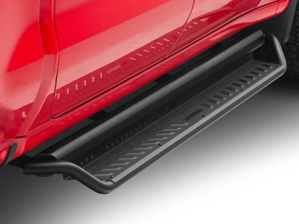 Barricade Open Trail HD Running Boards – Textured Black – For 2019–2025 Silverado 1500 Crew Cab
