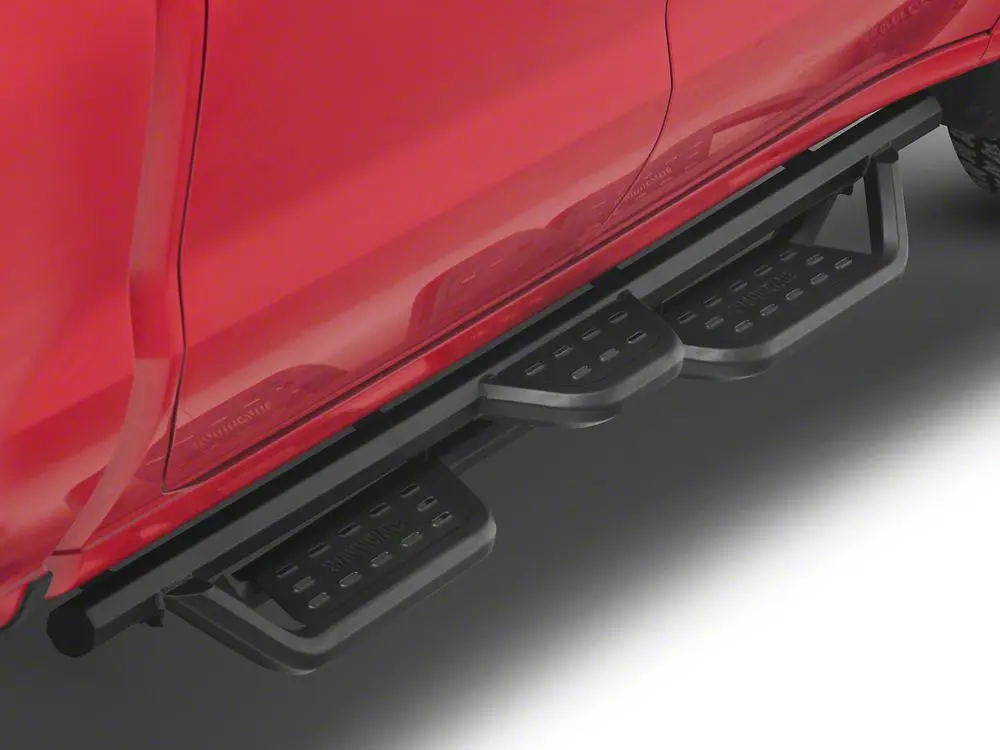 Barricade TCX HD Drop Side Steps – Black Textured Finish – For 2019–2025 Silverado 1500 Crew Cab