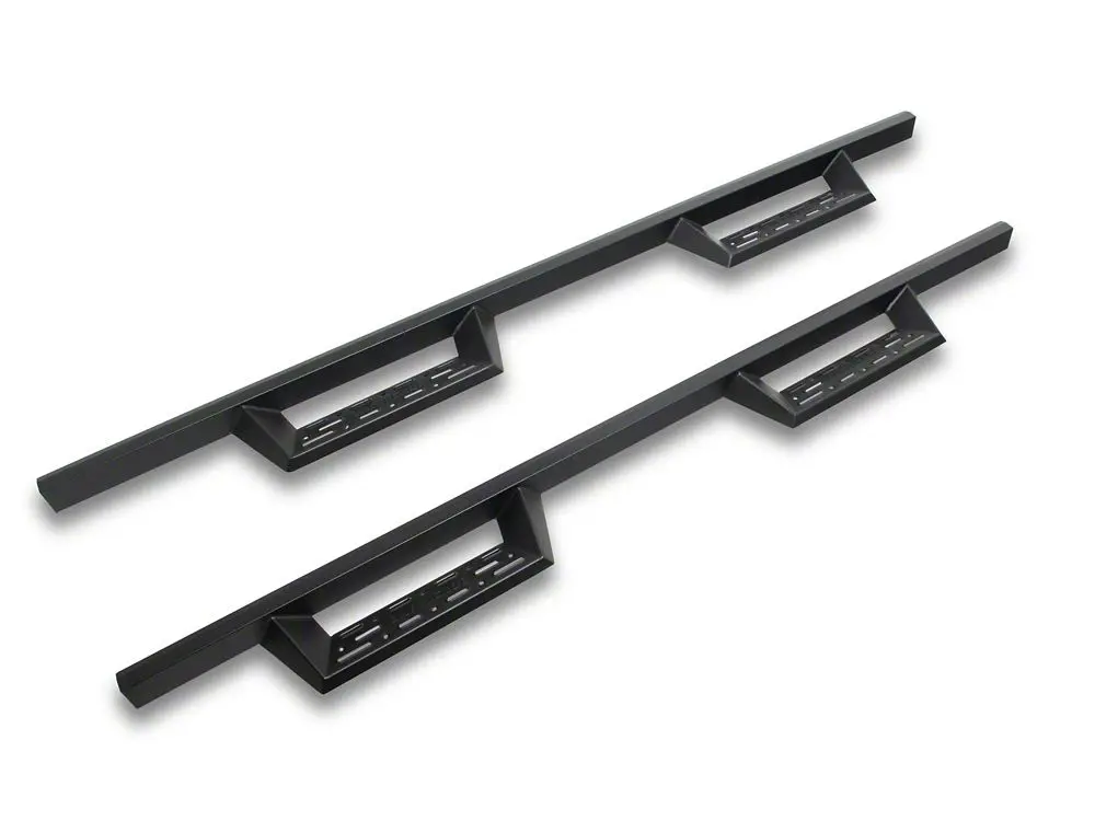 Barricade Canyon Drop Steps; Textured Black (19-25 Silverado 1500 Crew Cab) 2