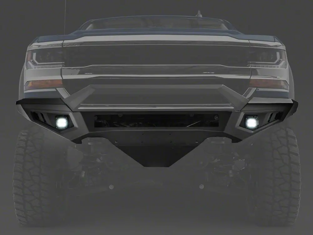 Barricade Heavy-Duty Off-Road Front Bumper with LED Fog Lights & Skid Plate for 2016–2018 Chevrolet Silverado 1500