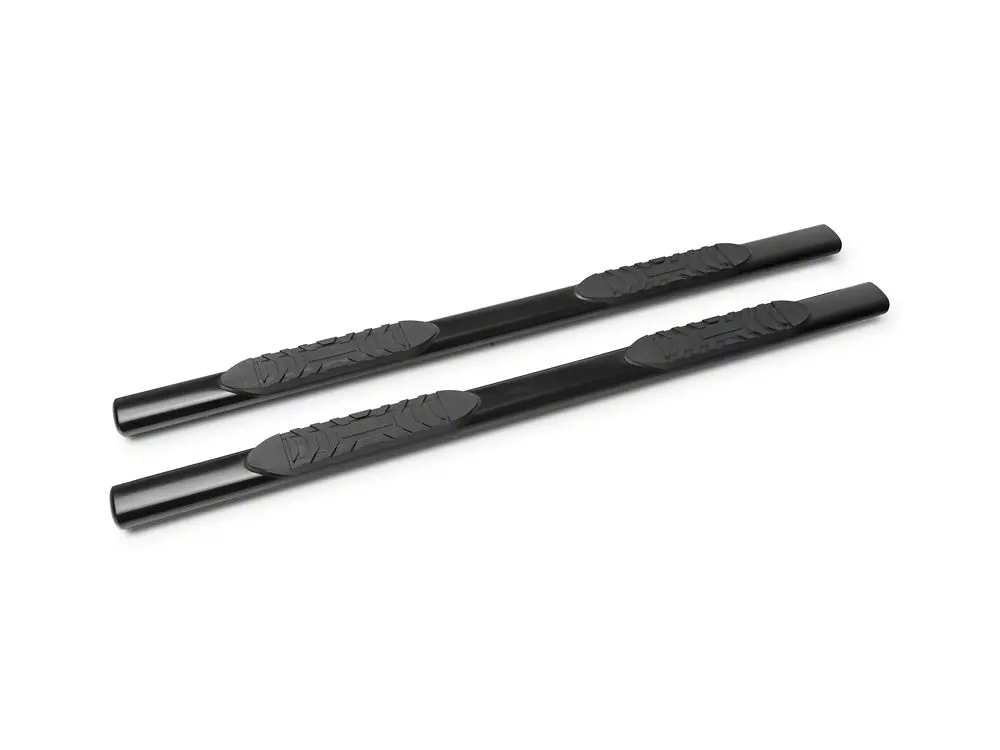 Barricade 5-Inch Oval Black Side Step Bars for 2019–2025 GMC Sierra 1500 Crew Cab