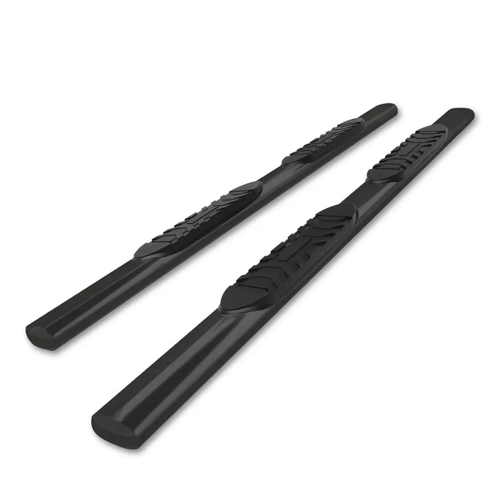 Barricade 5-Inch Oval Side Step Bars; Black (19-25 Sierra 1500 Crew Cab) 2