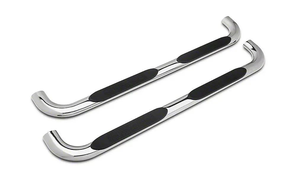 Barricade 4-Inch Oval Bent-End Stainless Steel Side Step Bars for 2019–2025 GMC Sierra 1500 Crew Cab