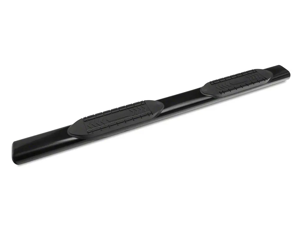 Barricade 6-Inch Oval Straight End Side Step Bars; Black (19-25 Sierra 1500 Double Cab) 2