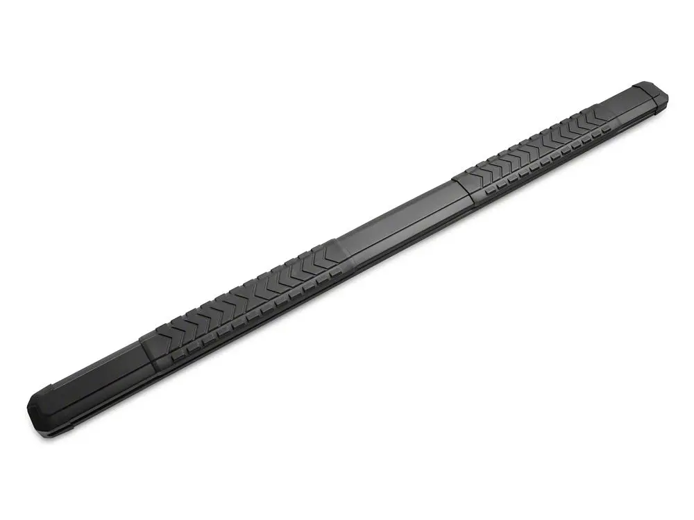 Barricade Saber 5-Inch Aluminum Side Step Bars; Black Cover Plates (19-25 Sierra 1500 Double Cab) 2
