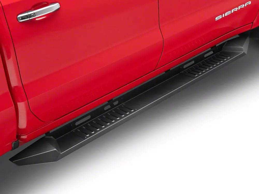 Barricade Heavy-Duty Steel Running Boards with Textured Black Finish – 2019–2025 Sierra 1500 Crew Cab