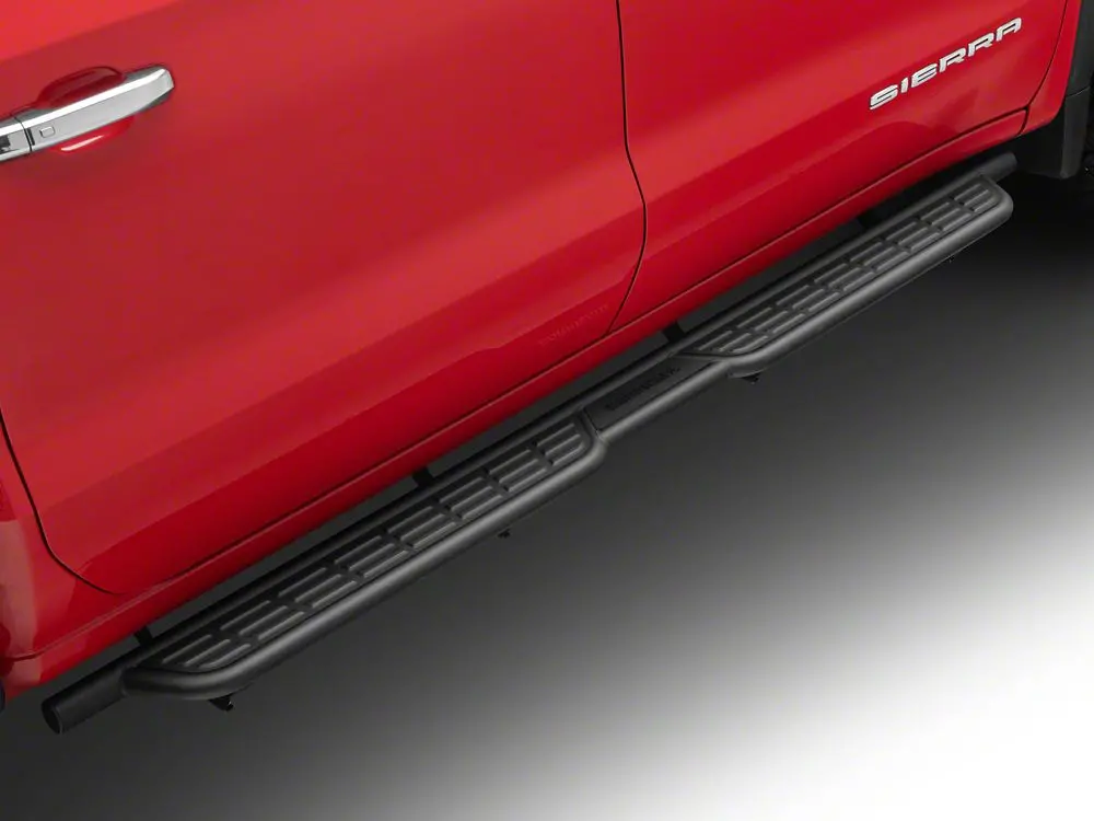 Barricade Formed Heavy-Duty Running Boards in Textured Black for 2019–2025 GMC Sierra 1500 Crew Cab