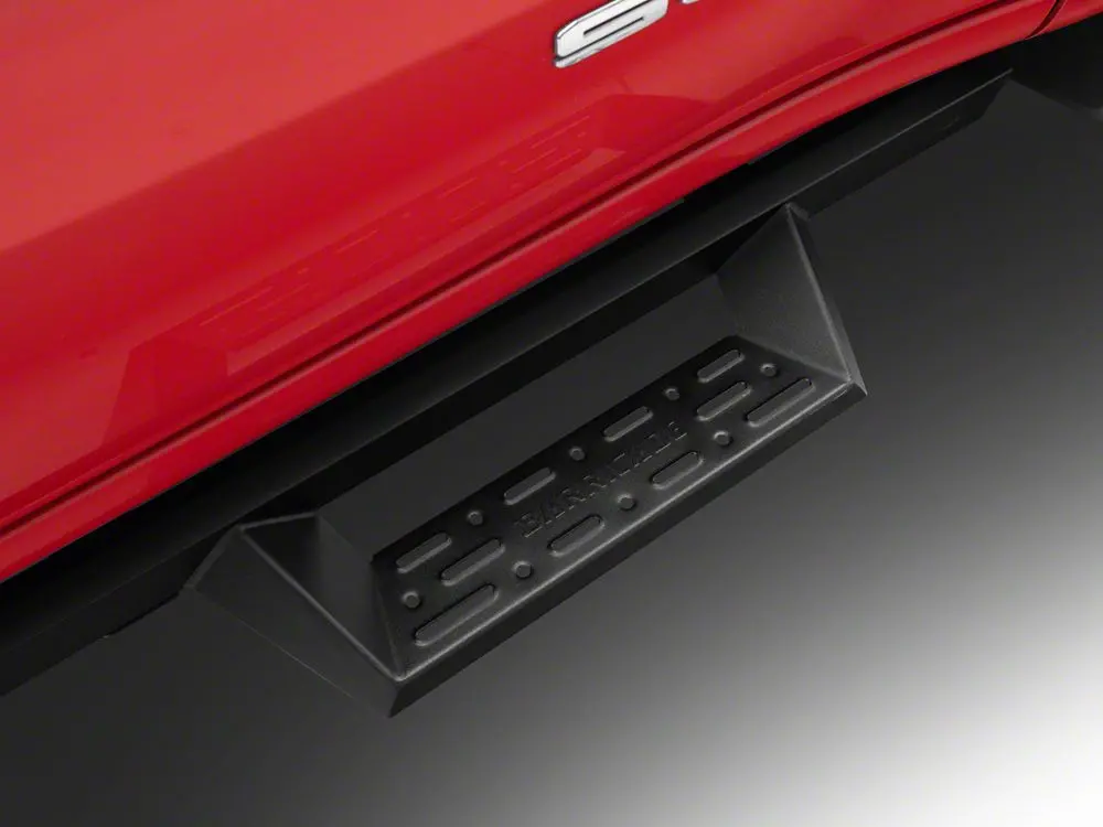 Barricade Canyon Drop Steps; Textured Black (19-25 Sierra 1500 Crew Cab) 2
