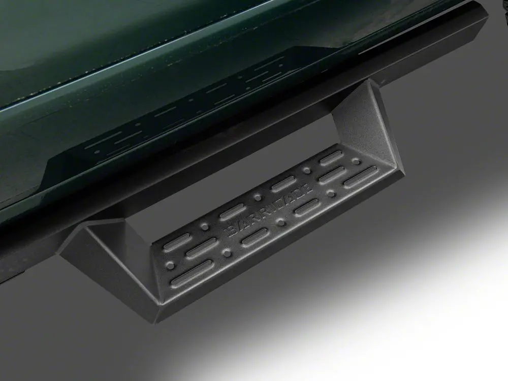 Barricade Canyon Drop Steps; Textured Black (07-18 Sierra 1500 Crew Cab) 2