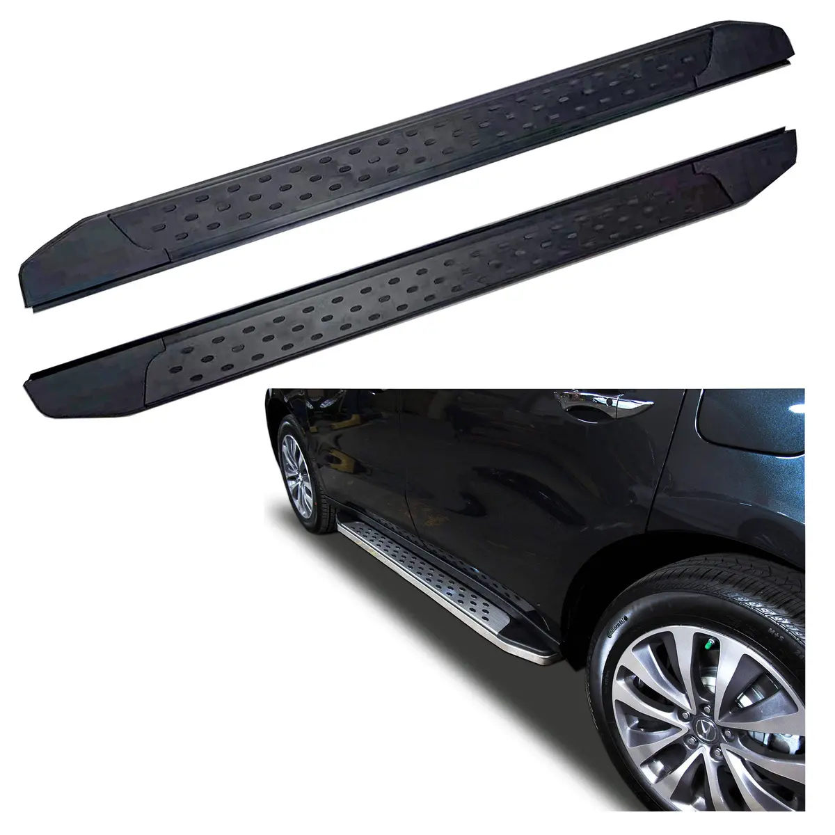 Running Boards R22 Series (Rb175 Black) Fits Acura Mdx 2007-2009 1