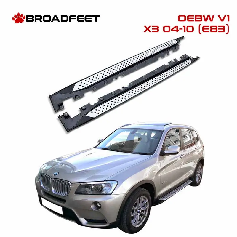 Running Boards Oe Style Side Step Fits Bmw X3 2004-2010 (E83) 1