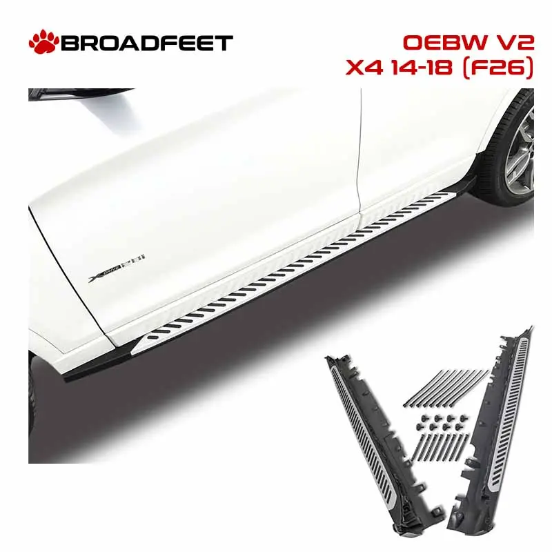 Running Boards Oe Style Side Step Fits Bmw X4 2014-2018 (F26) 1