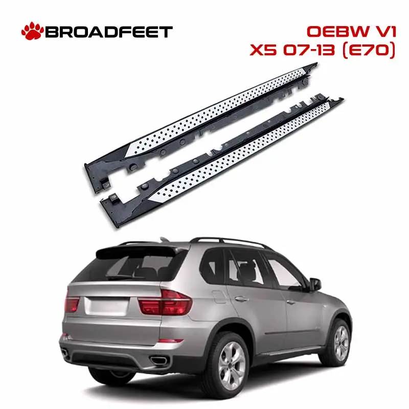 Running Boards Oe Style Side Step Fits Bmw X5 2007-2013 (E30) 1