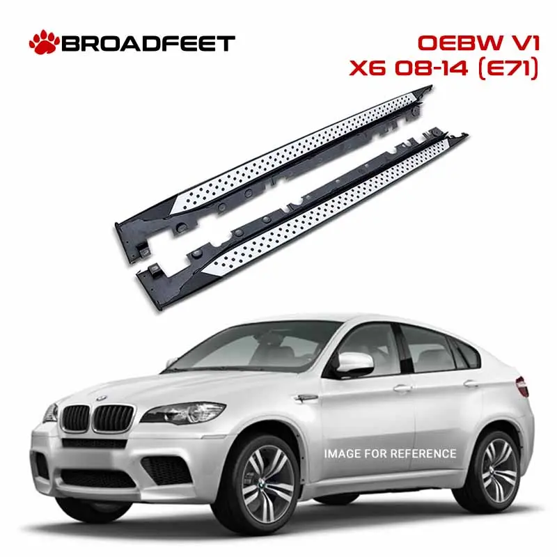 Running Boards Oe Style Side Step Fits Bmw X6 2008-2014 (E71) 1