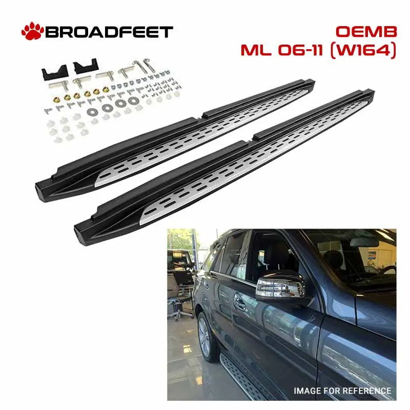 Running Boards Oe Style Side Step Fits Mercedes Benz Ml Class 2006-2011 (W164) 1