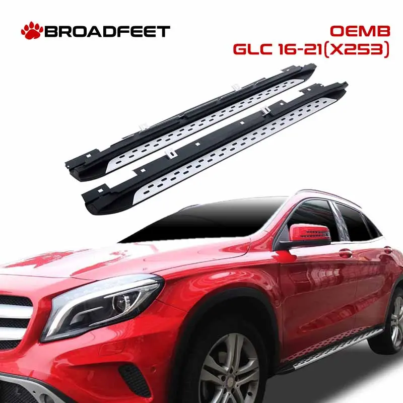 Running Boards Oe Style Side Step Fits Mercedes Benz Glc Suv 2016-2021 (X253) 1