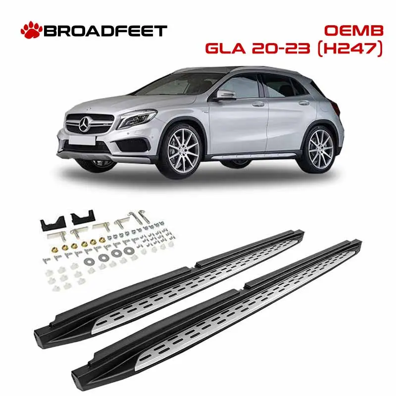 Running Boards Oe Style Side Step Fits Mercedes Benz Gla 2020-2025 (H247) 1