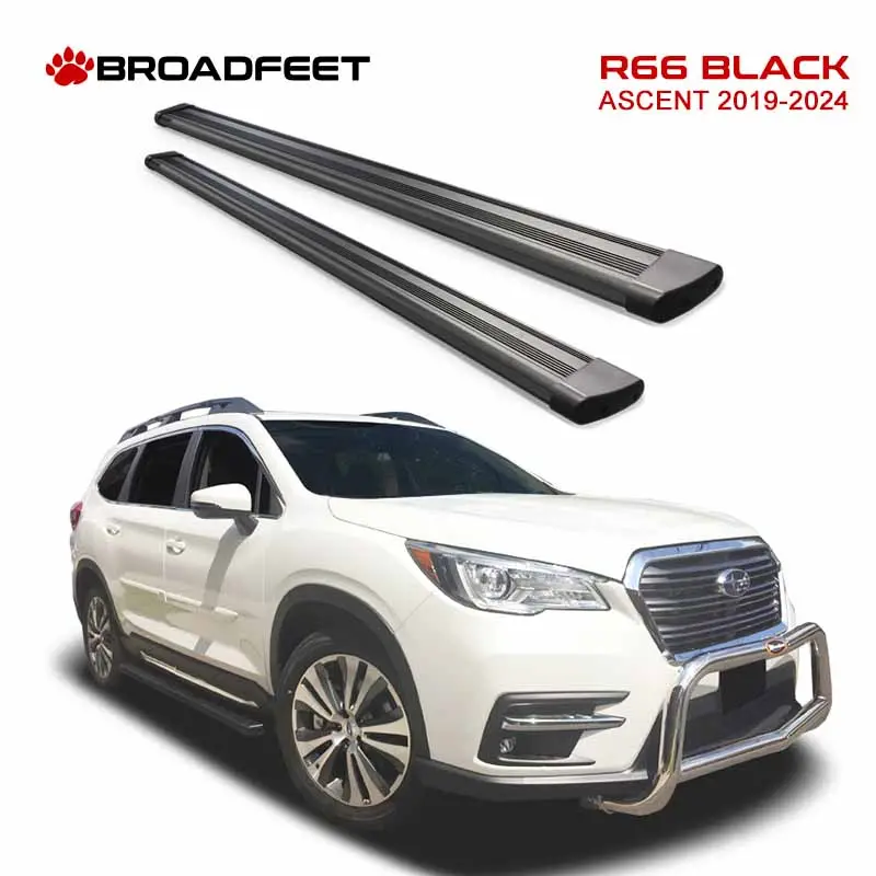 R66 Running Board Side Step In Black Finish Fits Subaru Ascent 2019-2025 1
