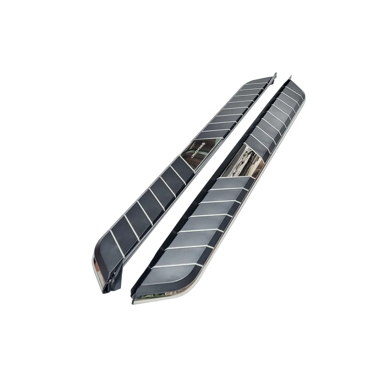 Running Board M44 Series (Rb210) Fits Gmc Sierra 2019-2025 || Cheverolet Silverado 2019-2025 In Stainless Steel 1