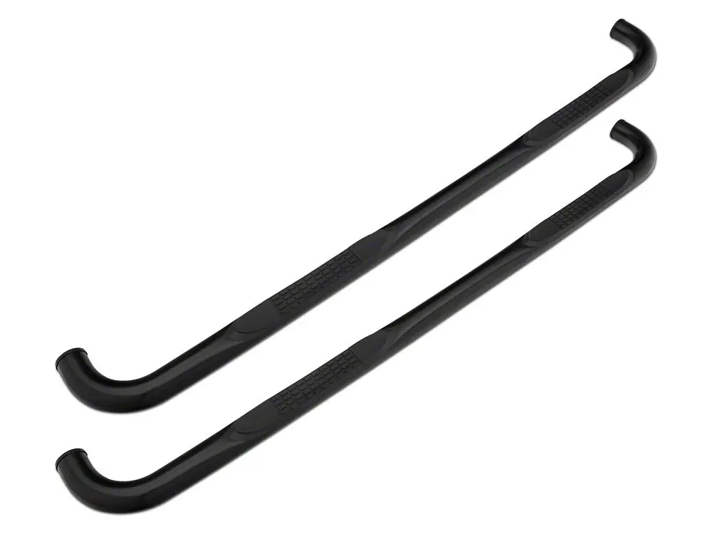 Barricade 3-Inch Bent-End Black Powder-Coated Side Steps for 2017–2025 Ford F-250 Super Duty SuperCab