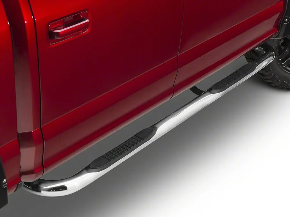Barricade 3-Inch Bent-End Stainless Steel Side Steps for 2017–2025 Ford F-250 Super Duty SuperCrew