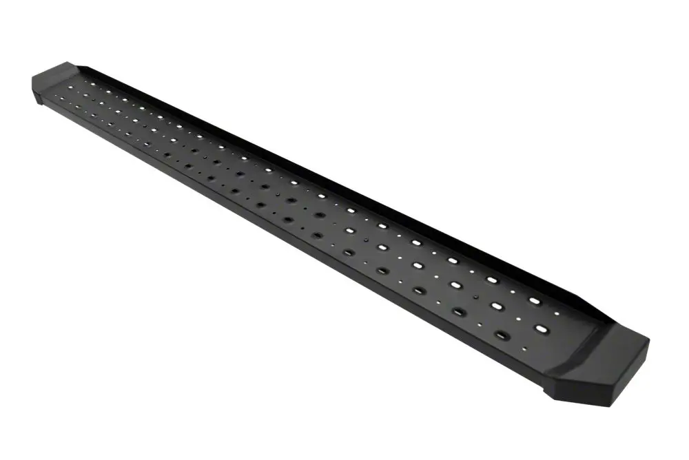 Barricade Rattler Black Running Boards for 2017–2025 F-250 Super Duty Regular Cab