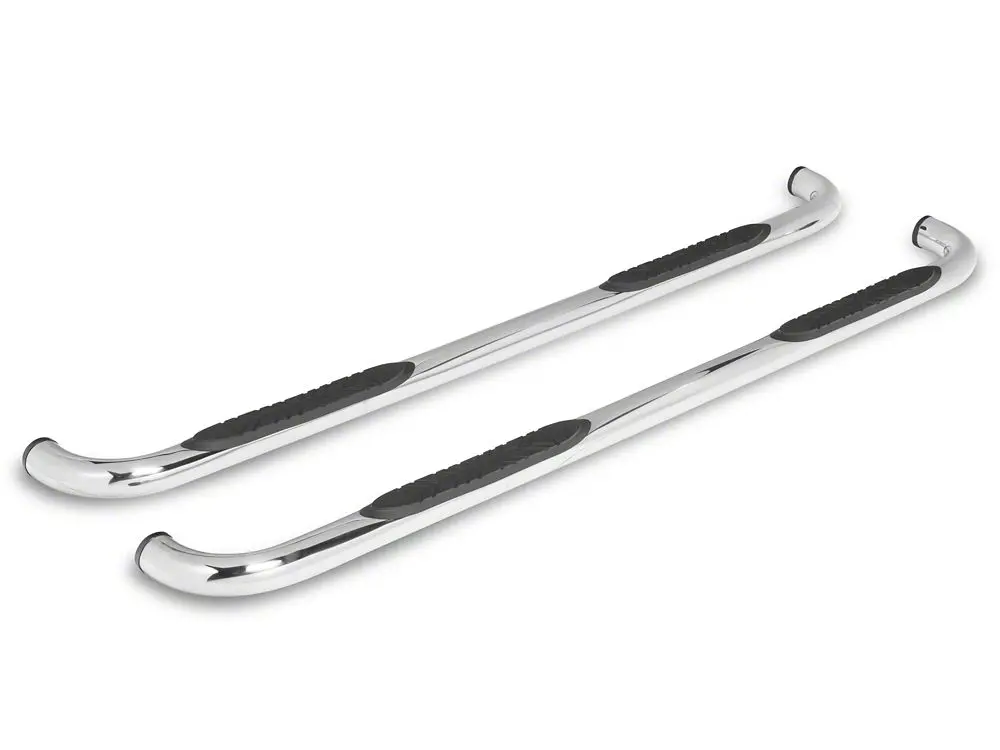 Barricade E-Series 3-Inch Side Step Bars With 90 Degree Bent Ends; Stainless Steel (17-25 F-250 Super Duty Supercrew) 2