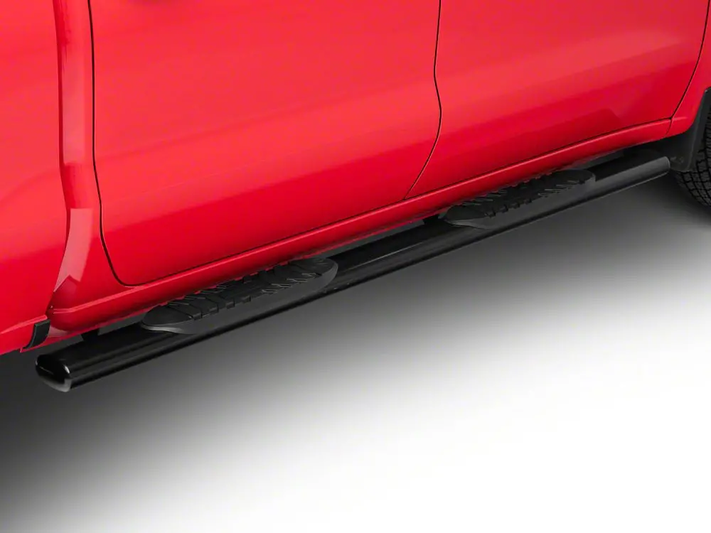Barricade 5-Inch Oval Black Side Step Bars for 2020–2025 GMC Sierra 3500 HD Crew Cab
