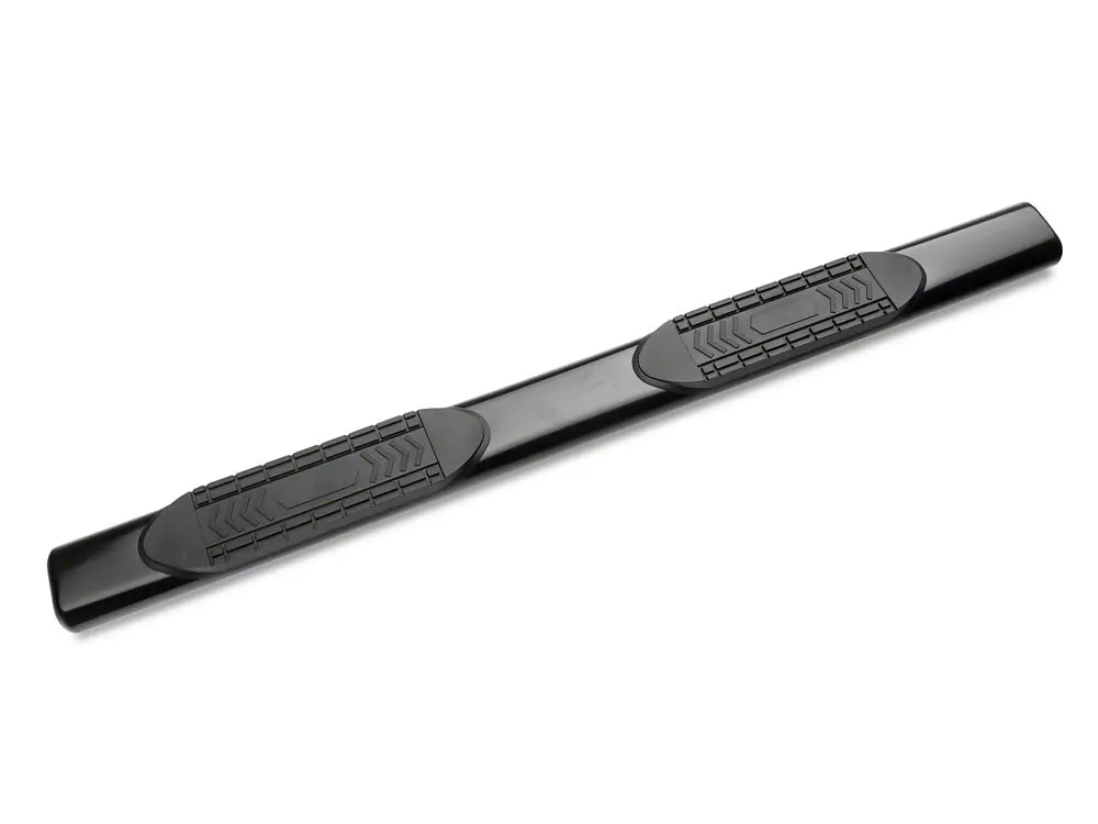 Barricade 6-Inch Oval Straight End Side Step Bars; Black (20-25 Sierra 3500 Hd Double Cab) 2