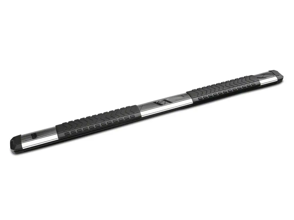 Barricade Saber 5-Inch Aluminum Side Step Bars; Stainless Cover Plates (20-25 Sierra 3500 Hd Double Cab) 2