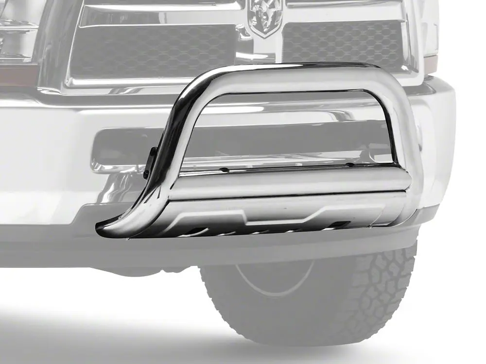 Barricade Stainless Steel 3.5-Inch Oval Bull Bar with Skid Plate for 2010–2018 Ram 3500