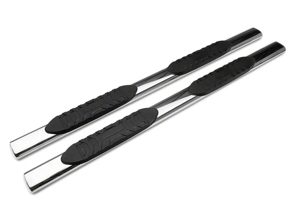 Stainless Steel Barricade 5-Inch Oval Side Steps for 2003–2009 Ram 3500 Quad Cab