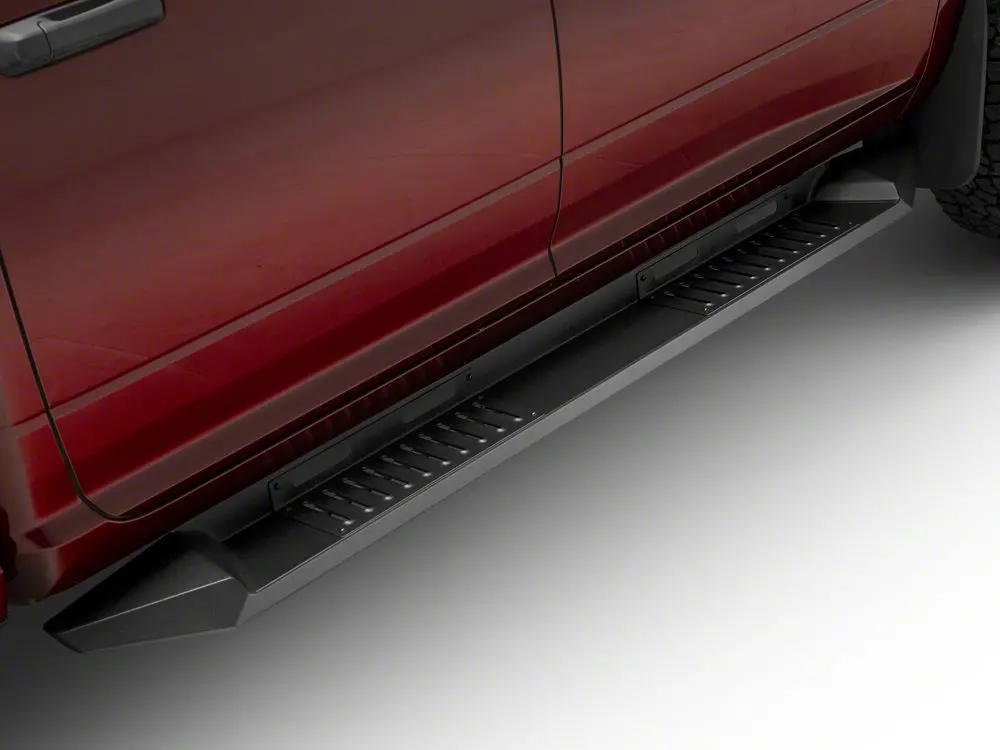 Barricade Black Steel Running Boards for 2010–2024 Ram 3500 Crew Cab