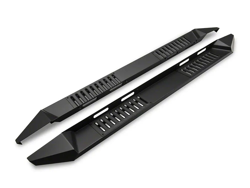 Barricade Steel Running Boards; Black (10-24 Ram 3500 Crew Cab) 2