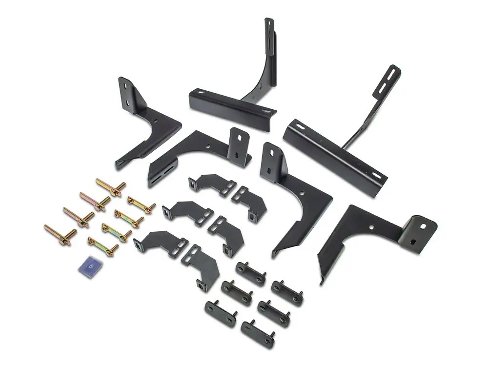 Barricade SHR2077 Running Board Hardware Kit for 2010–2024 Ram 3500 Crew Cab