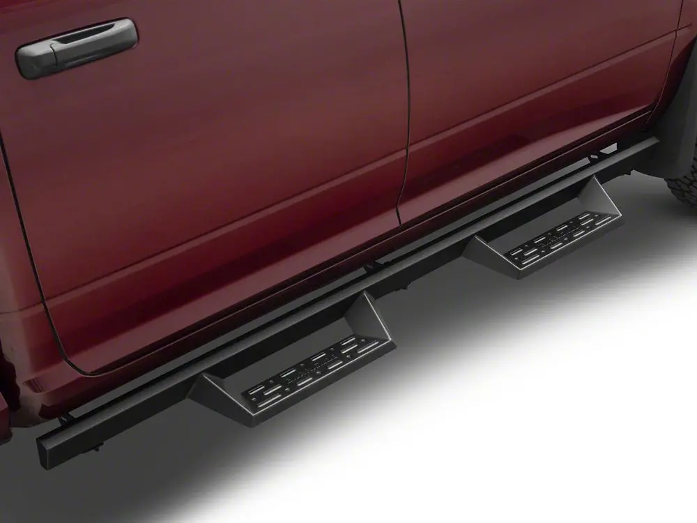 Barricade Canyon Drop Steps – Textured Black for 2010–2025 Ram 3500 Crew Cab