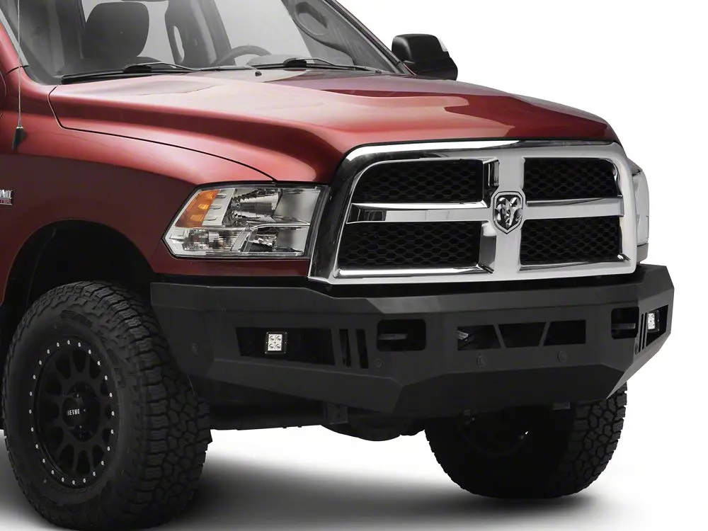 Barricade Heavy-Duty Front Bumper with LED Fog Lights for 2010–2018 Ram 3500