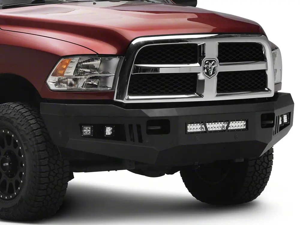 Barricade Heavy-Duty Front Bumper with LED Fog Lights and 20" Light Bar for 2010–2018 Ram 3500